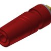 Gniazdo bananowe Żeński Połączenie lutowane typ Gniazdo bananowe Czerwony 32A Hirschmann Test & Measurement rozmiar 4 mm