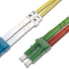 FO patch cable, LC to LC, 2 m, OS2, singlemode 9/125 µm, DK-293LCA3LC-02