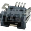 Gniazdo miniUSB 4pin typ A SMD z podwójnym kluczem