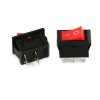 PRZEŁĄCZNIK KLAWISZOWY KCD057 3A 250VAC ON-OFF CZERWONY MINI (PRZEL-KCD057)