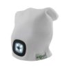 Czapka Z Latarką Led Biała 1W 6500K