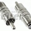 Wtyk cinch/RCA - gniazdo F