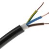 Przewód zasilający RS PRO 3 Core 50 m Polichlorek winylu Sheath Czarny, 1 kV 70 °C
