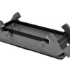 Obudowa złącza; Han B; 09300240301; 24B; metal; proste; na panel; z 2 klamrami; niska konstrukcja; szary; IP65; Harting; RoHS