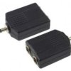 Redukcja wt.Jack 3,5/2gn.Jack 6,3 stereo plastik