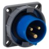 Wtyk Przemysłowy Tablicowy Odbiornikowy 16A 3P /Fe/ Ip67