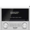 Radio TechniSat DIGITRADIO 3 DAB+, fale metrowe (VHF) z pilotem, funkcja budzika, funkcja ładowania akumulatora biały
