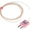 Termopara z odsłoniętym złączem N średnica 1/0.3mm długość 2m -60°C do +350°C Wtyk miniaturowy RS PRO