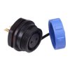 2 Pin Waterproof W17 Female Socket Panel Mount Connector IP68
