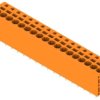 PCB terminal, 18 pole, pitch 5 mm, AWG 24-12, 20 A, spring-clamp connection, orange, 1330630000