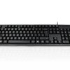 Klawiatura KYBAC276-3UBK Standardowe przewodowa, kolor: Czarny, USB, QWERTY (Wielka Brytania), Ceratech