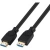 Connection cable, UltraFlex + UL, 15 m, black, HDMI plug type A, straight to HDMI plug type A, straight, HDMI-MMR-15,0M-UF
