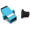 Adapter światłowodowy MM SC/UPC-SC/UPC simplex OM3 aqua NEKU