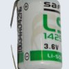 Lithium-battery, 3.6 V, 1/2R6, 1/2 AA, round cell, soldering lug, LS 14250 CNR