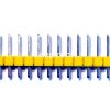 Złącze kołkowe PLS-40S 2,54mm proste żółte 3szt