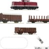 Pociąg towarowy Roco 5110009 H0 z21 start Digitalset: Lokomotywa spalinowa BR 110 z pociągiem towarowym DR