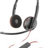 HP Poly Blackwire C3220 Słuchawki wokółuszne przewód stereo czarny zestaw słuchawkowy, regulacja głośności, wyciszenie m