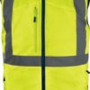 Kamizelka ocieplana, ostrzegawcza, dwustronna z poliestru Oxford, kl.2, kolor Żółty Fluo-Granatowy, rozmiar: S, FIDJ3HVJAPT