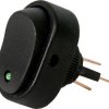 HP Autozubehör 28473 Przełącznik kołyskowy samochodowy, 1 x wył/wł, 12 V, 16 A