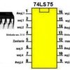 Układ cyfrowy 74LS75