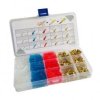 Cable connector assortment, flat receptacles/insulating sleeves, 320 pieces, N1711C001