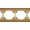 Logo Ramka Pozioma Poczwórna Złoty Metalik 8Lrh-4