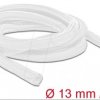 20698 Braided Sleeving self-closing 2 m x 13 mm white