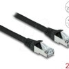 80135 RJ45 Network Cable Cat.6A S/FTP PUR Outdoor 2 m black