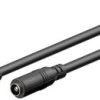 Kabel przedłużający DC, 1,5 m, czarny