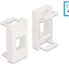 81353 Easy 45 Module Keystone Holder 22.5 x 45 mm, white