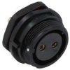 SPP2112-2GZ-P Gniazdo 2 pin, zakręcane na obudowę, wodoodporny - gwint zewnętrzny, 500V, 30A