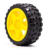 68x26 mm Wheel - for DIY Robots and Vehicles - with Grade B Tread
