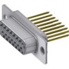 Złącze D-Sub 15-pinowe Żeński Poziomy