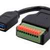 Adapter interfejsów złącze A Zacisk złącze B USB typu A rodzaj B Żeńskie Exsys