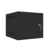 SZAFA INSTALACYJNA RACK WISZĄCA 10 4U 280X310 CZARNA DRZWI METALOWE LANBERG (FLAT PACK)