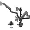 My Wall HL 51-3 L 3x Monitor Desk Mount Black Rotatable Tiltable 17"-30"