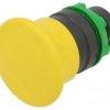 ZB5AC5 Przełącznik przyciskany 22mm Poz.stab 1 żółty IP66