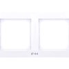 IMPRESJA Ramka podwójna do łączników IP44 biała RH-2Y/00