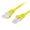 Patchcord kat.6 utp lszh cu 0.25m żółty fluke passed lanberg PCU6-10CU-0025-Y