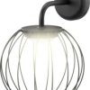 Zewnętrzna lampa ścienna Sygonix SY-6774568 10.5 W czarny