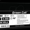 AGM38 Rechargeable lead-fleece battery, AGM, 6 V, 3.4 Ah