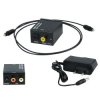 Konwerter sygnału AUDIO cyfra/analog (optyczne/RCA) + zasilacz / 91-200