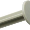 Extension plunger, round, Ø 10 mm, (L x H) 18.25 x 10 mm, white, for single pushbutton, 5.46.011.028/0710