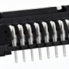 HARTING Złącze D-sub D-Sub 15-pinowe Kąt prosty 2.74 mm Pitch Otwór przelotowy Złoty Żeńskie Wkładki gwintowane UNC od 4