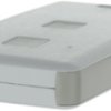 ABS remote control enclosure, (L x W x H) 71.5 x 39.3 x 11.5 mm, light gray/white (RAL 9002), 13122.30