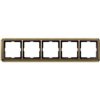 MERTEN ANTIQUE Ramka 5 pięciokrotna mosiądz antyk MTN483543 SCHNEIDER ELECTRIC