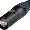 Neutrik NE8MX6-B Neutrik NE8MX6-B złącze męskie proste RJ45 Neutrik NE8MX6-B NE8MX6-B złącze męskie proste Ilość styków:
