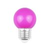 Żarówka LED E27 230V 2W 5Lm fioletowa kulka 1szt / LxLO5
