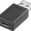 Renkforce USB adapter [1x złącze męskie USB-A 3.2 (USB 3.0) - 1x złącze żeńskie USB-C]