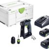 Wiertarko-wkrętarka akumulatorowa Festool CXS 18 C 3,0-Plus 576883 18 V 3.00 Ah zaw. akumulator, zaw. ładowarkę